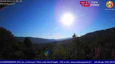 immagine della webcam nei dintorni di Capodimonte: webcam Acquapendente