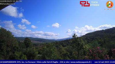 immagine della webcam nei dintorni di Gradoli: webcam Acquapendente