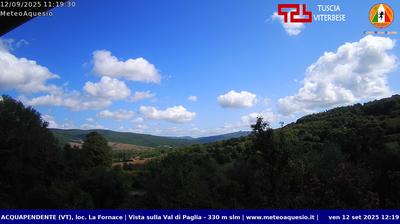 immagine della webcam nei dintorni di Orvieto: webcam Acquapendente