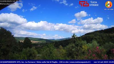 immagine della webcam nei dintorni di Sarteano: webcam Acquapendente