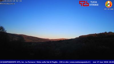 immagine della webcam nei dintorni di Castell'Azzara: webcam Acquapendente