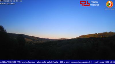 immagine della webcam nei dintorni di Sarteano: webcam Acquapendente