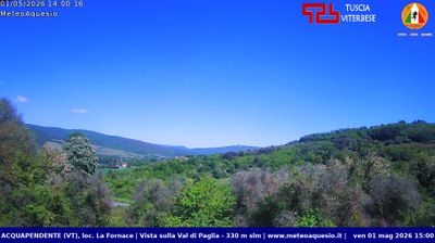 immagine della webcam nei dintorni di Sarteano: webcam Acquapendente