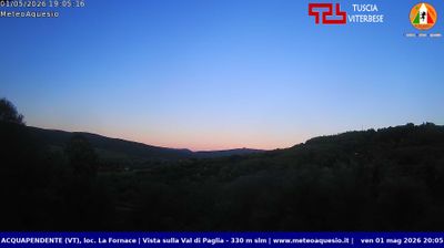 immagine della webcam nei dintorni di Bolsena: webcam Acquapendente
