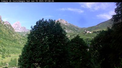 immagine della webcam nei dintorni di Sant'Anna di Vinadio: webcam Castelmagno