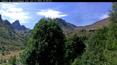 immagine della webcam nei dintorni di Vinadio: webcam Castelmagno