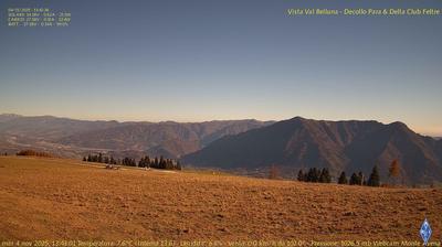 immagine della webcam nei dintorni di Monte Grappa: webcam Fonzaso