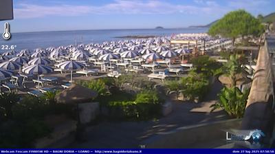 immagine della webcam nei dintorni di Albenga: webcam Loano