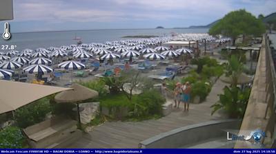immagine della webcam nei dintorni di Bergeggi: webcam Loano