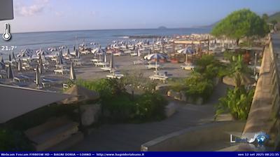 immagine della webcam nei dintorni di Varigotti: webcam Loano