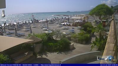 immagine della webcam nei dintorni di Borgio Verezzi: webcam Loano