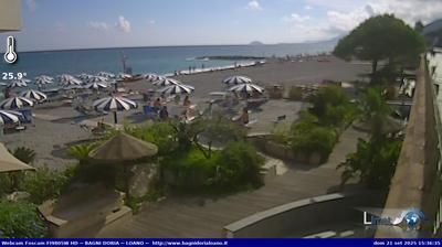immagine della webcam nei dintorni di Finale Ligure: webcam Loano