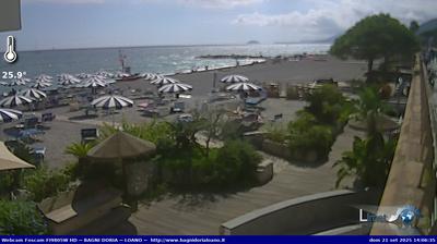 immagine della webcam nei dintorni di Bergeggi: webcam Loano