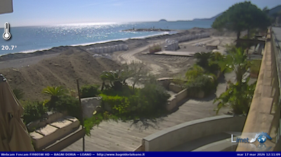 immagine della webcam nei dintorni di Borgio Verezzi: webcam Pietra Ligure