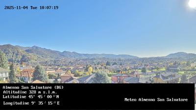 immagine della webcam nei dintorni di Orio al Serio: webcam Almenno San Salvatore