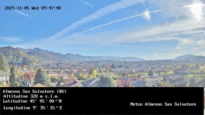 immagine della webcam nei dintorni di Albino: webcam Almenno San Salvatore