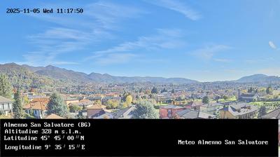 immagine della webcam nei dintorni di Valsecca: webcam Almenno San Salvatore