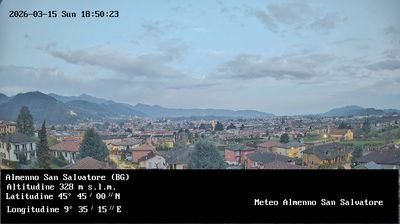 immagine della webcam nei dintorni di Paladina: webcam Almenno San Salvatore