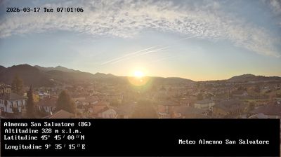 immagine della webcam nei dintorni di Casirate d'Adda: webcam Almenno San Salvatore