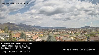 immagine della webcam nei dintorni di Casirate d'Adda: webcam Almenno San Salvatore