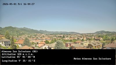 immagine della webcam nei dintorni di Orio al Serio: webcam Almenno San Salvatore