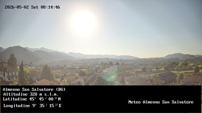 immagine della webcam nei dintorni di Albino: webcam Almenno San Salvatore