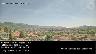 immagine della webcam nei dintorni di Strozza: webcam Almenno San Salvatore
