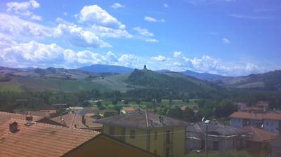 immagine della webcam nei dintorni di Pesaro: webcam Montecalvo in Foglia