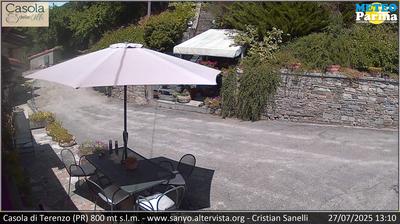 Preview delle webcam di Terenzo: Casola di - Loc. Lughero (PR) 800 mt s.l.m