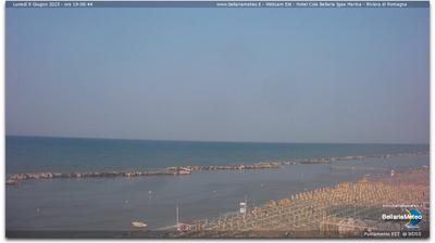 immagine della webcam nei dintorni di Roncofreddo: webcam San Mauro a Mare