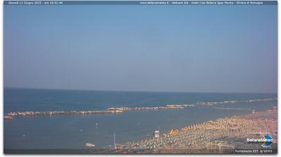 immagine della webcam nei dintorni di Cesenatico: webcam San Mauro a Mare