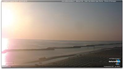 immagine della webcam nei dintorni di Cesenatico: webcam San Mauro a Mare