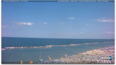 immagine della webcam nei dintorni di Roncofreddo: webcam San Mauro a Mare
