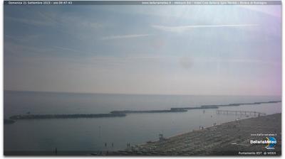 immagine della webcam nei dintorni di Cesenatico: webcam San Mauro a Mare