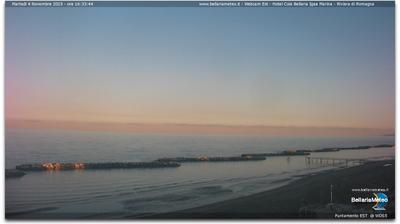 immagine della webcam nei dintorni di Roncofreddo: webcam San Mauro a Mare