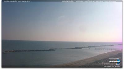 immagine della webcam nei dintorni di Cesenatico: webcam San Mauro a Mare