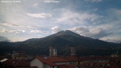 immagine della webcam nei dintorni di San Colombano Belmonte: webcam Cuorgnè
