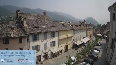 immagine della webcam nei dintorni di Alpe Devero: webcam Santa Maria Maggiore
