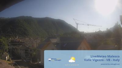 immagine della webcam nei dintorni di Domodossola: webcam Malesco