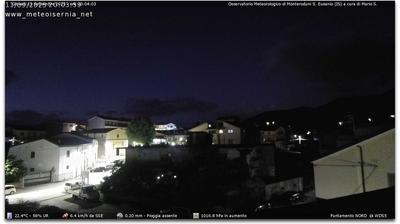 immagine della webcam nei dintorni di Acquaviva d'Isernia: webcam Monteroduni