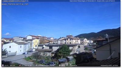 immagine della webcam nei dintorni di Scontrone: webcam Monteroduni