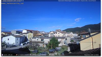 immagine della webcam nei dintorni di Acquaviva d'Isernia: webcam Monteroduni