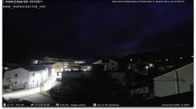 immagine della webcam nei dintorni di Castel di Sangro: webcam Monteroduni