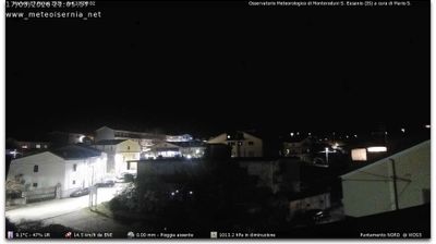 immagine della webcam nei dintorni di Acquaviva d'Isernia: webcam Monteroduni