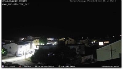 immagine della webcam nei dintorni di Acquaviva d'Isernia: webcam Monteroduni