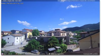 immagine della webcam nei dintorni di Acquaviva d'Isernia: webcam Monteroduni