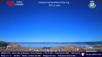 immagine della webcam nei dintorni di Bolsena: webcam Marta