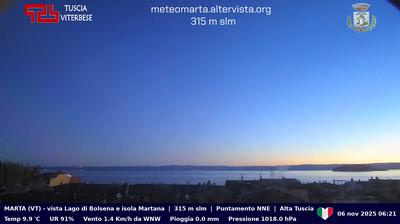 immagine della webcam nei dintorni di Ischia di Castro: webcam Marta