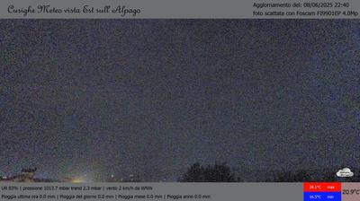 Preview delle webcam di Belluno: Vista sul col Nevegal