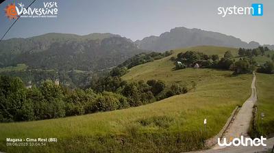 immagine della webcam nei dintorni di Molina di Ledro: webcam Magasa